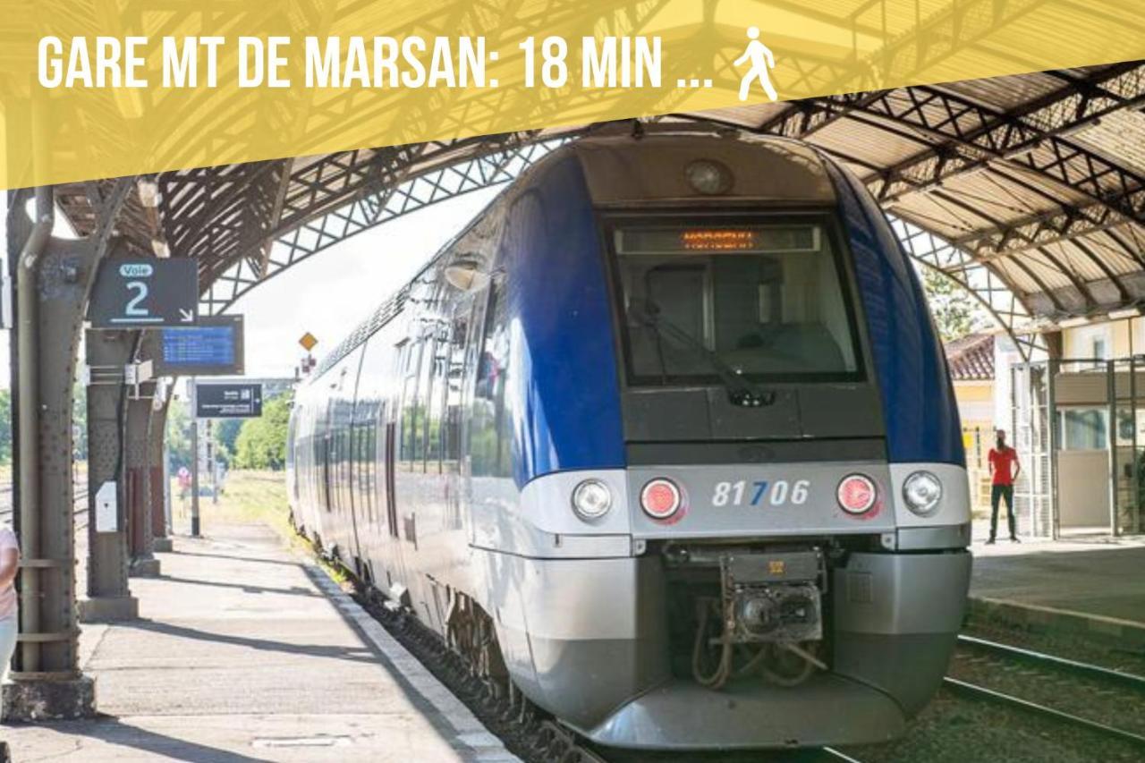 Maison Proche Centre * Wifi * Parking Devant * Mont-de-Marsan Bagian luar foto