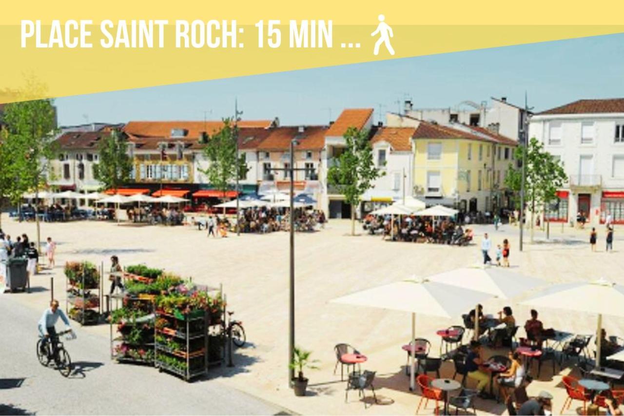 Maison Proche Centre * Wifi * Parking Devant * Mont-de-Marsan Bagian luar foto